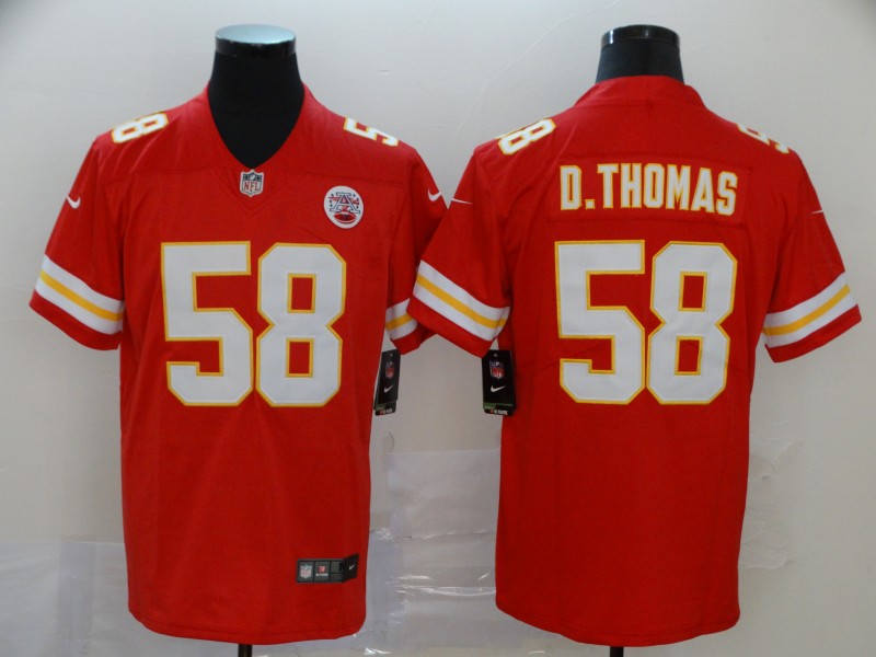 Men's Kansas City Chiefs Derrick Thomas #58 Red Jersey